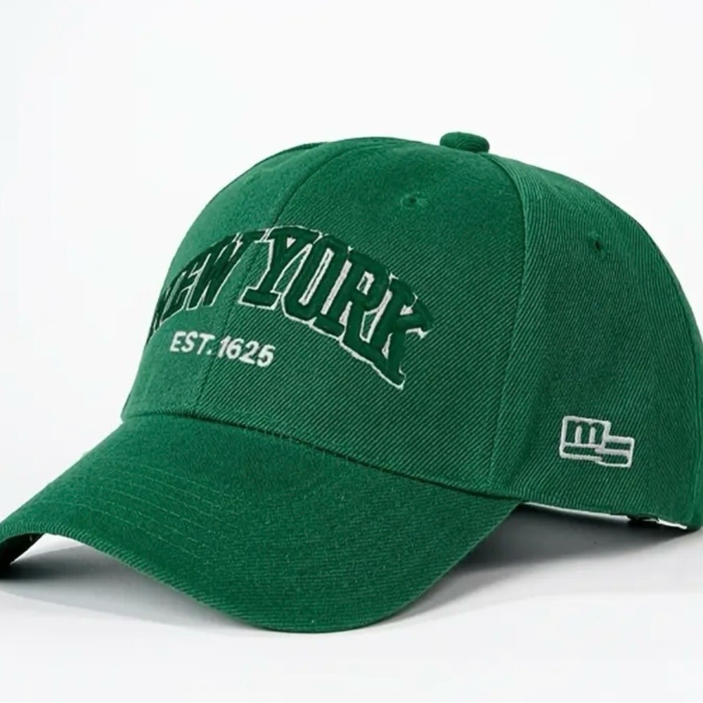 Green New York Baseball Cap